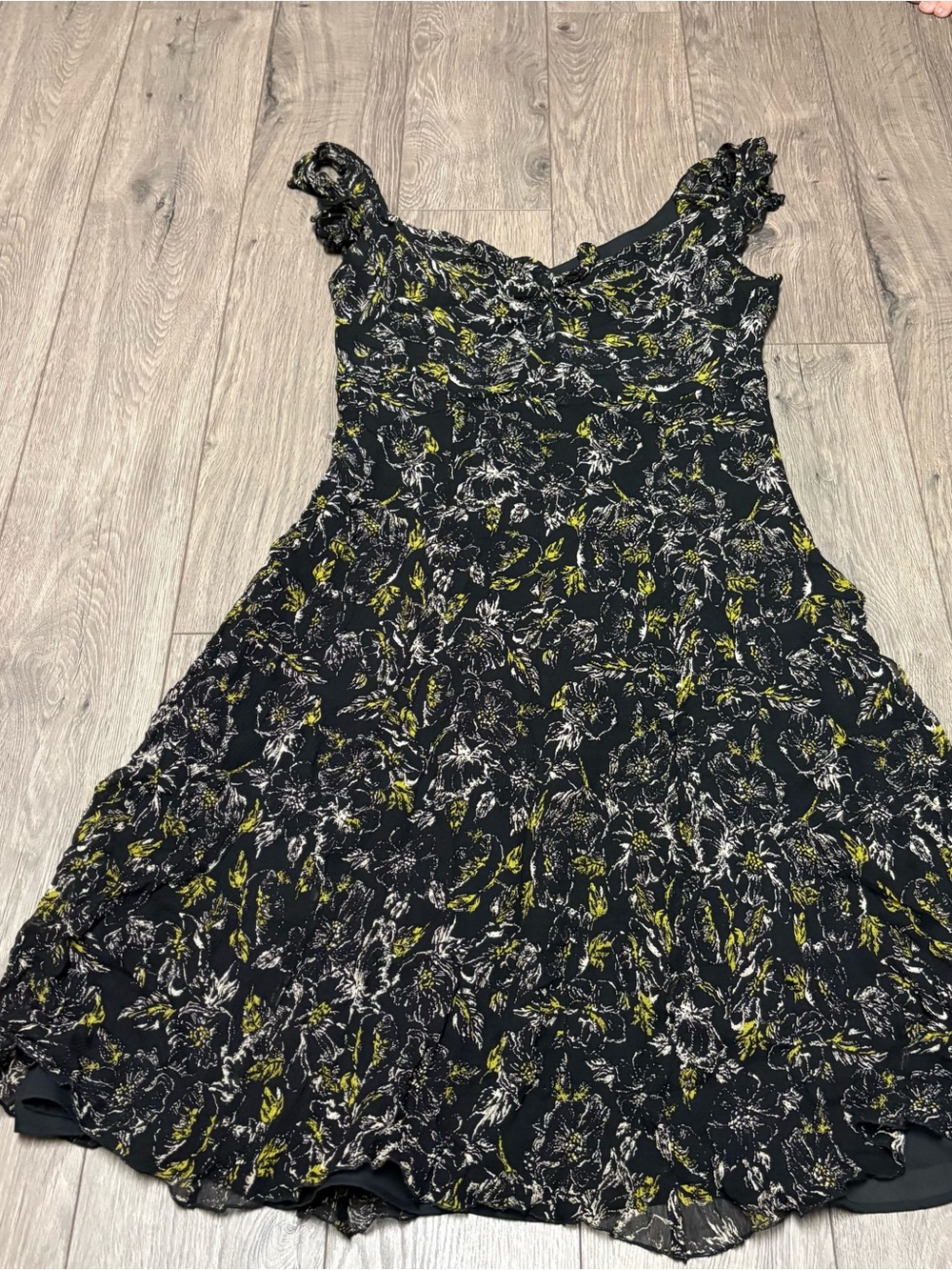Vintage silk Y2K midi dress